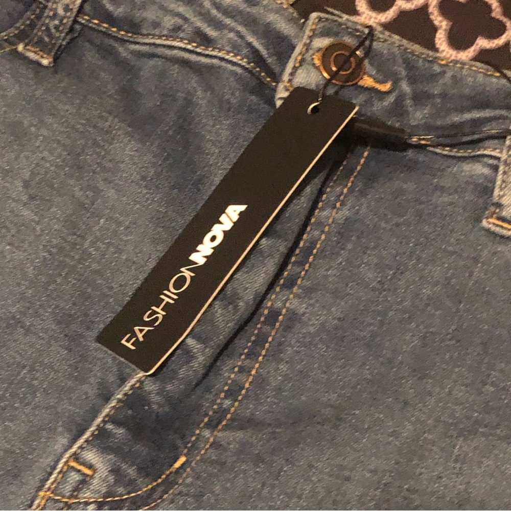 Fashion Nova Dare Devil High Rise Womens Skinny Jeans Blue Size 16